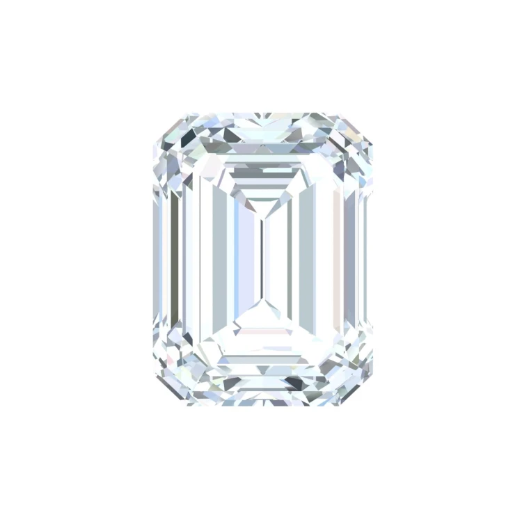 Moissanite / Emerald / DEF/ VVS1