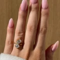 Ring mit Moissaniten Nova: Duett