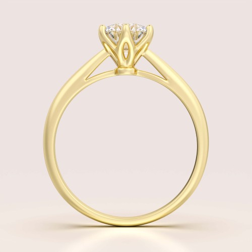 Verlobungsring-Solitaire-Classic-Labordiamant-1ct-Brillantschliff-Frontansicht-Gelbgold-Hariets.jpg
