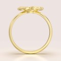 Verlobungsring-Nova-Moissanit-0,1ct-Brillantschliff-Frontansicht-Gelbgold-Lotus-Hariets.jpg