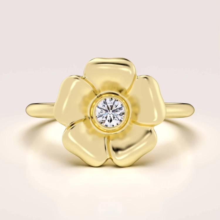 Verlobungsring-Nova-Moissanit-0,1ct-Brillantschliff-Gelbgold-Lotus-Hariets.jpg