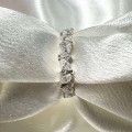 Ring mit Moissaniten 1ct Marquiseschliff und Brillantschliff – Celestia 14k Gold
