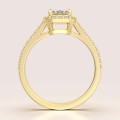 Verlobungsring-Halo-Stardust-labordiamant-1ct-Emerald-Schliff-Frontansicht-Gelbgold-HARIETS.jpg