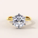 Verlobungsring mit 1,5 ct Moissanit – Dream 14k Gold