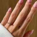 Blink - 4 Prong-Einstellung Runder Moissanit 0.25ct Verlobungsring