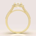 verlobungsring halo moissanit 2ct brillantschliff front gelbgold dualrail hariets.jpg