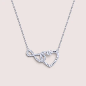 Halskette mit Moissaniten Always – 925er Silber