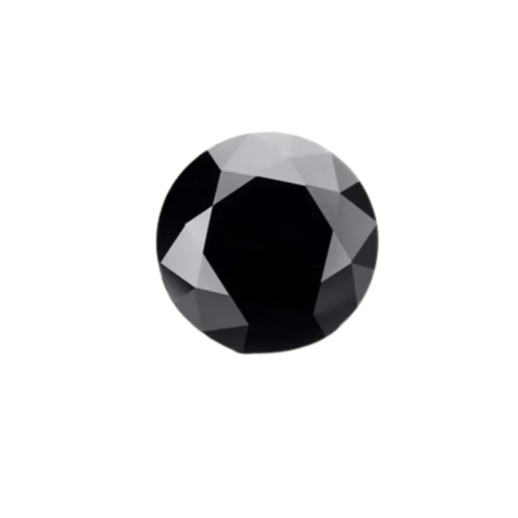 Moissanite /Okrągły/ Czarny / VVS1